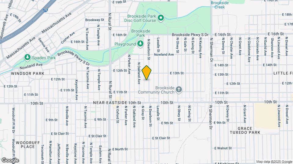 1204 N Dearborn St Map and Location Details