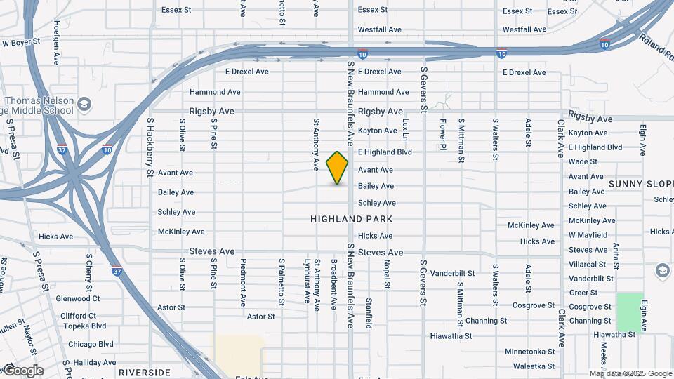 630 Bailey Ave Map and Location Details