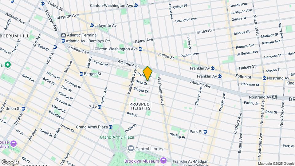 733 Dean St Mapa y Detalles de la Ubicación