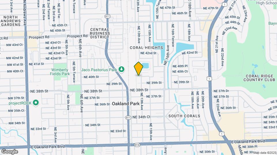 1274 NE 40th St Map and Location Details