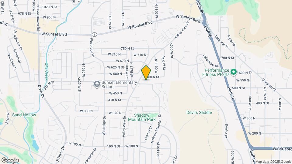 1170 W 540 N Map and Location Details