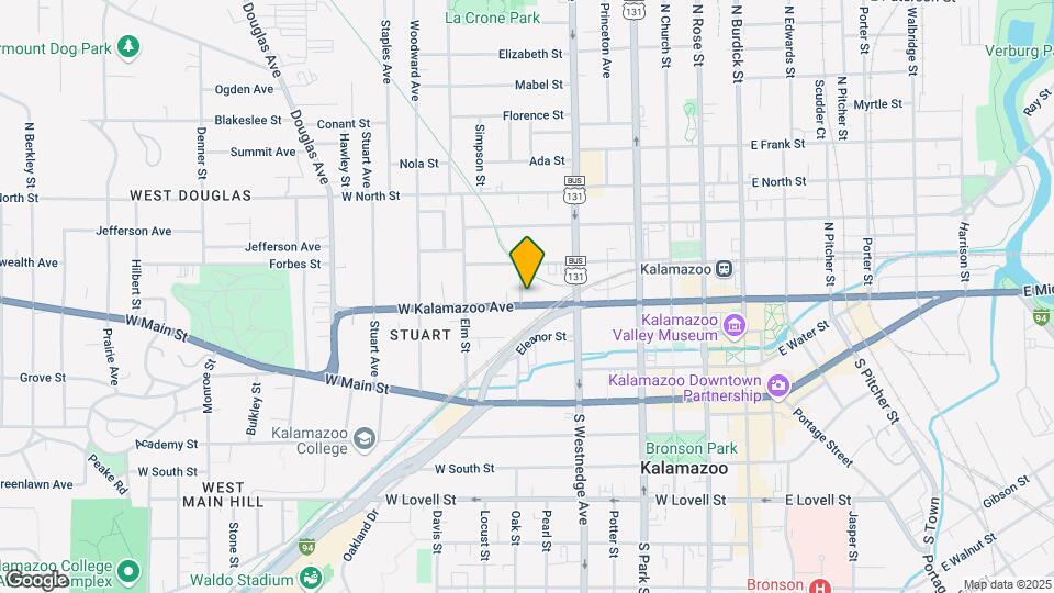 612 W Kalamazoo Ave Map and Location Details