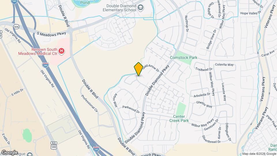 1405 Bronze Canyon Dr Map and Location Details