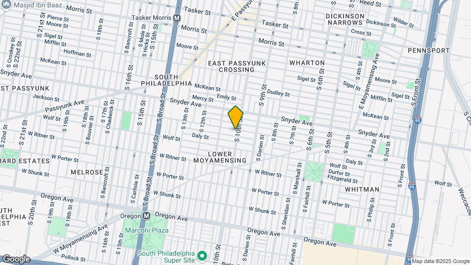 1004 Jackson St Map and Location Details