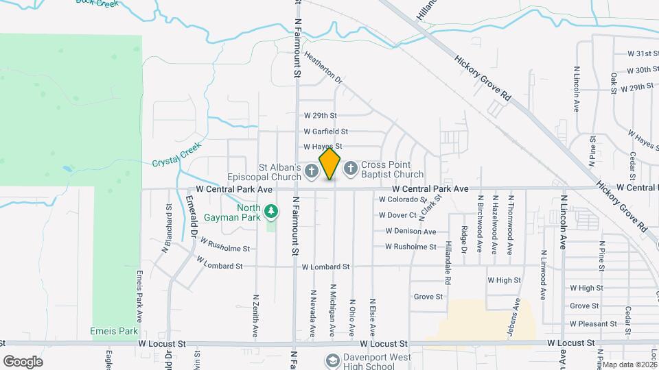 3506 W Central Park Ave Mapa y Detalles de la Ubicación