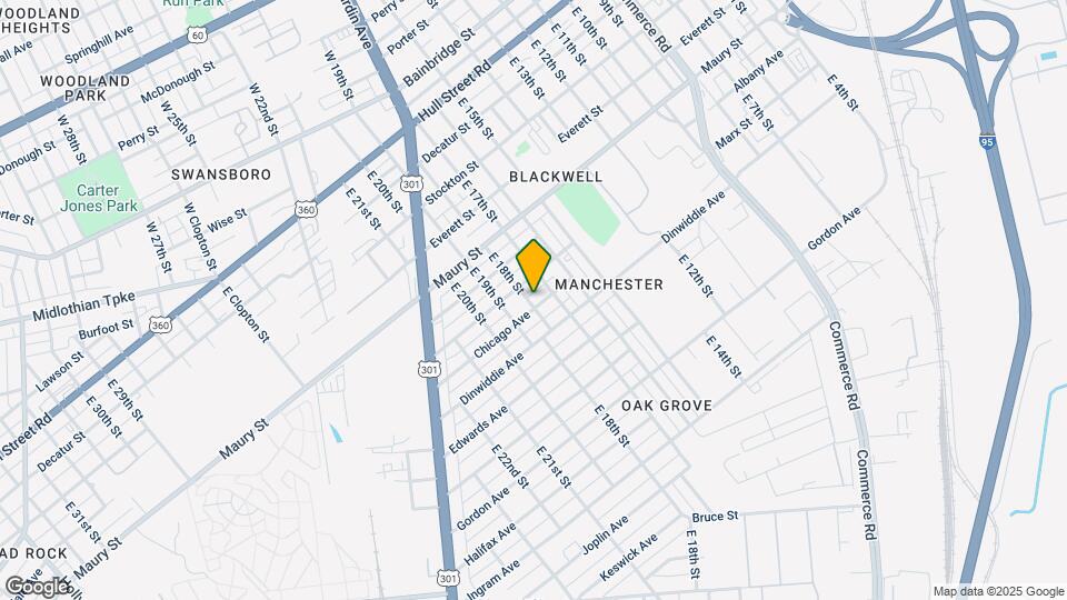 622 E 18th St Map and Location Details