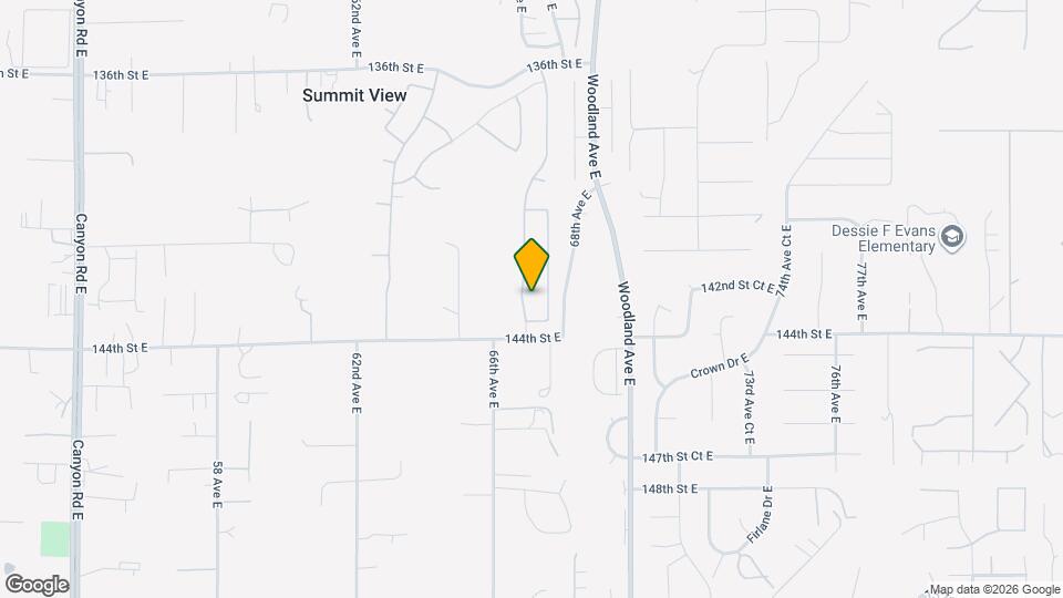 14221 67th Ave E Map and Location Details