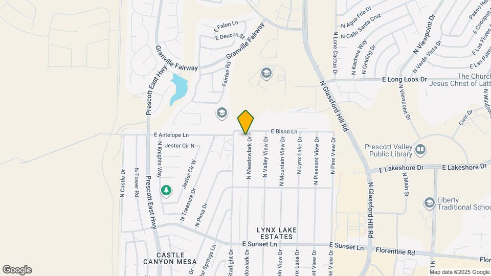 3750 N Meadowlark Dr Map and Location Details