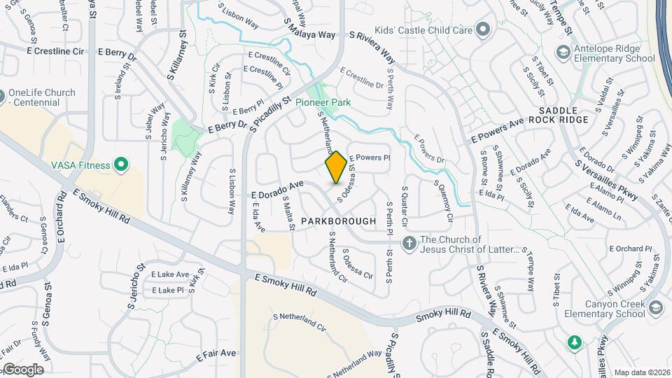 5772 S Netherland St Map and Location Details