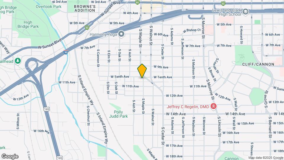 1012 S Maple St-Unit -A Map and Location Details