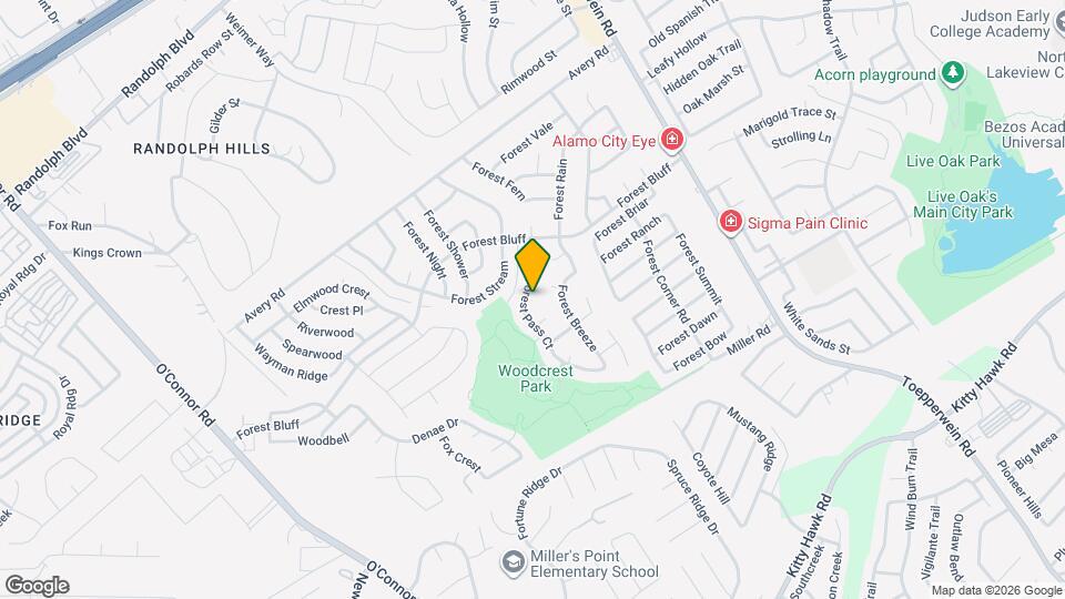 11208 Forest Pass Ct Map and Location Details