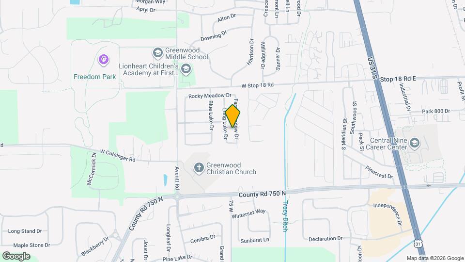 1836 Farm Meadow Dr Map and Location Details