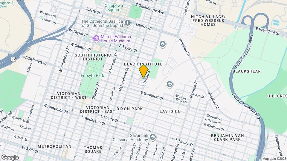 552 Nicoll St Map and Location Details