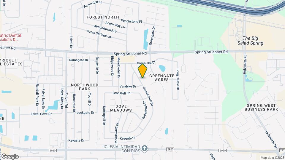 21710 Glenbranch Dr Map and Location Details