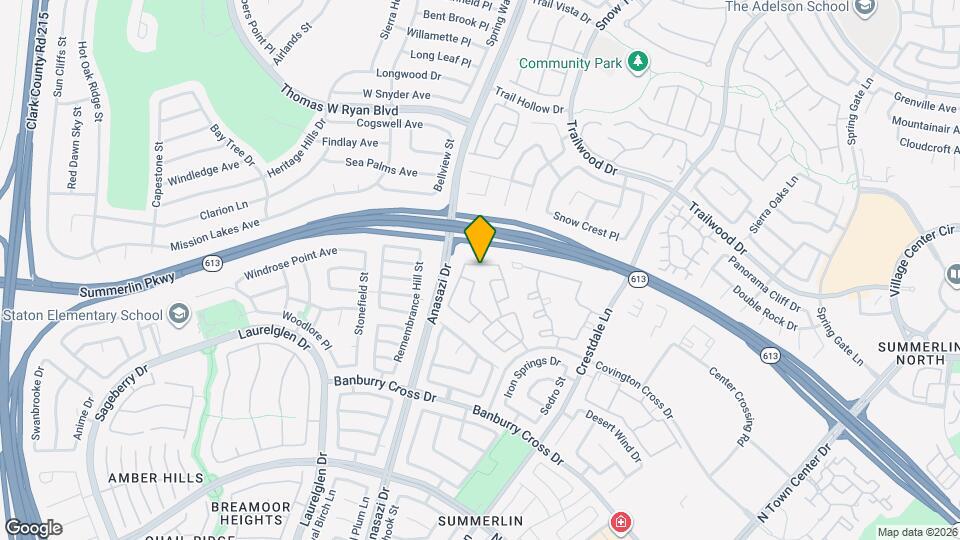 10317 Summer River Ave Map and Location Details