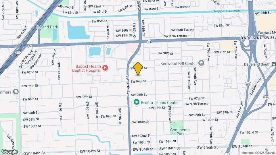 8601 SW 94th St Map and Location Details