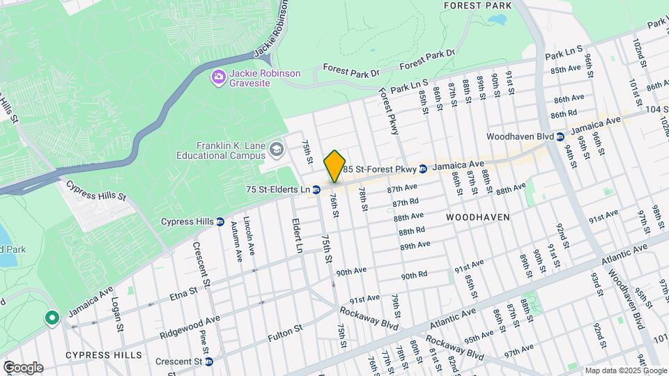 JAMAICA AVENUE Map and Location Details