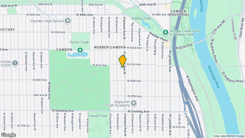 4037 Fremont Ave N Map and Location Details