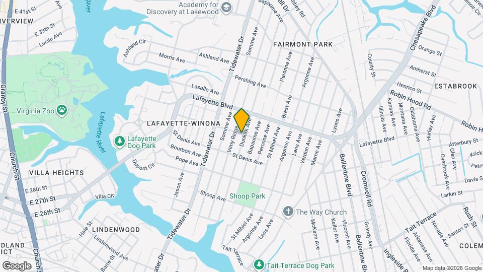 2111 Bellevue Ave Map and Location Details