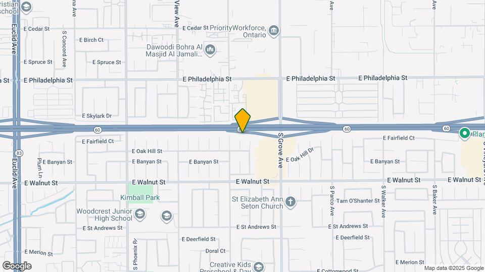 2419 S Raymond Pl Map and Location Details