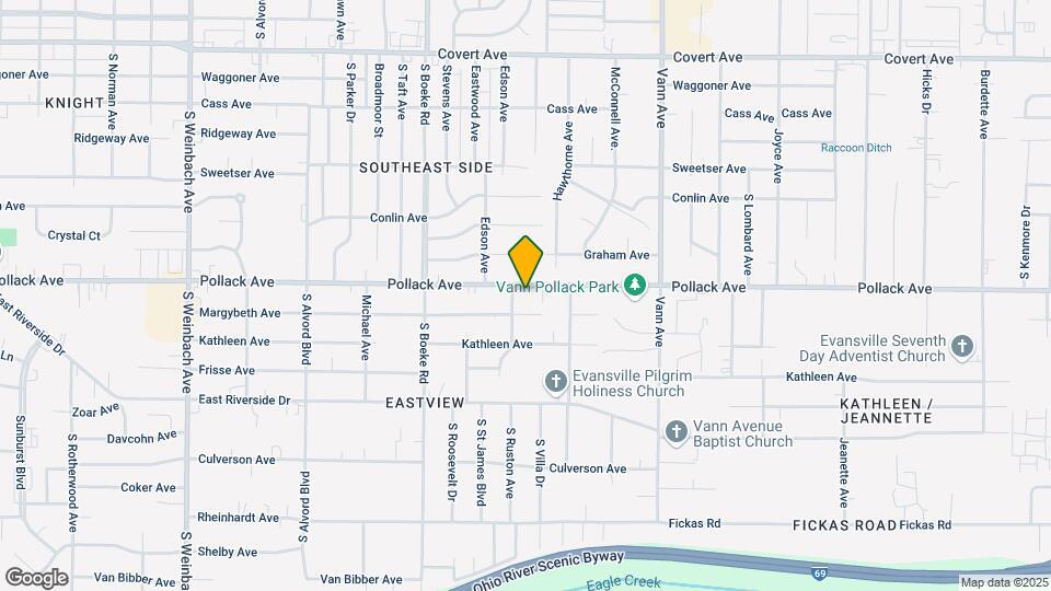 2609 Pollack Ave Map and Location Details