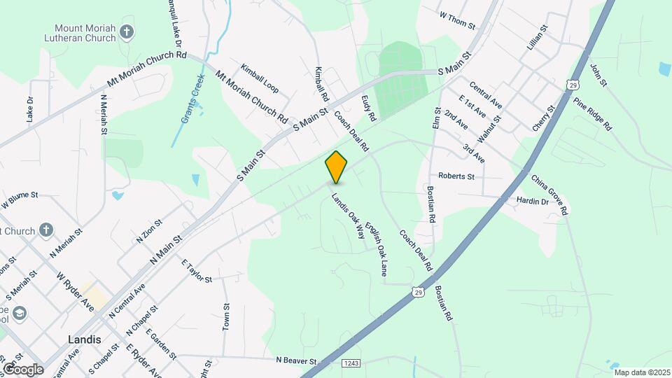 303 Landis Oak Way Map and Location Details
