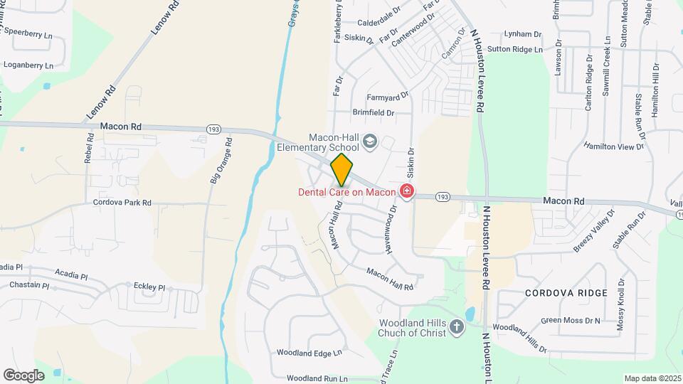 1285 Macon Hall Rd Mapa y Detalles de la Ubicación