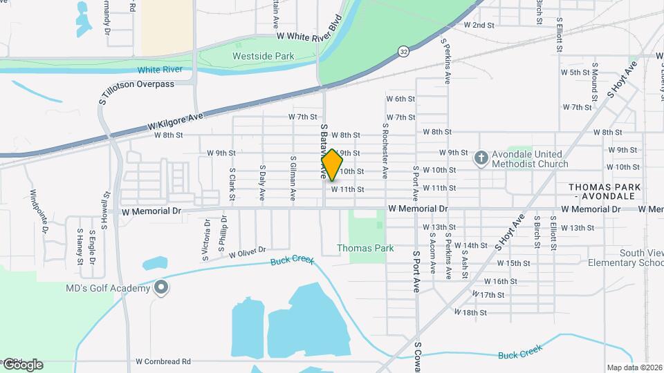 2112 W 11th St Map and Location Details