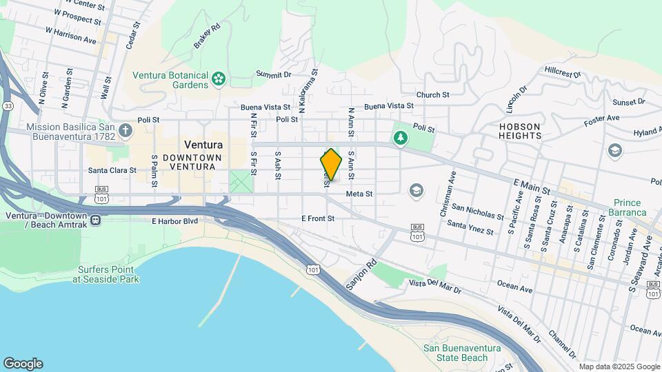 164-174 S Laurel St Mapa y Detalles de la Ubicación