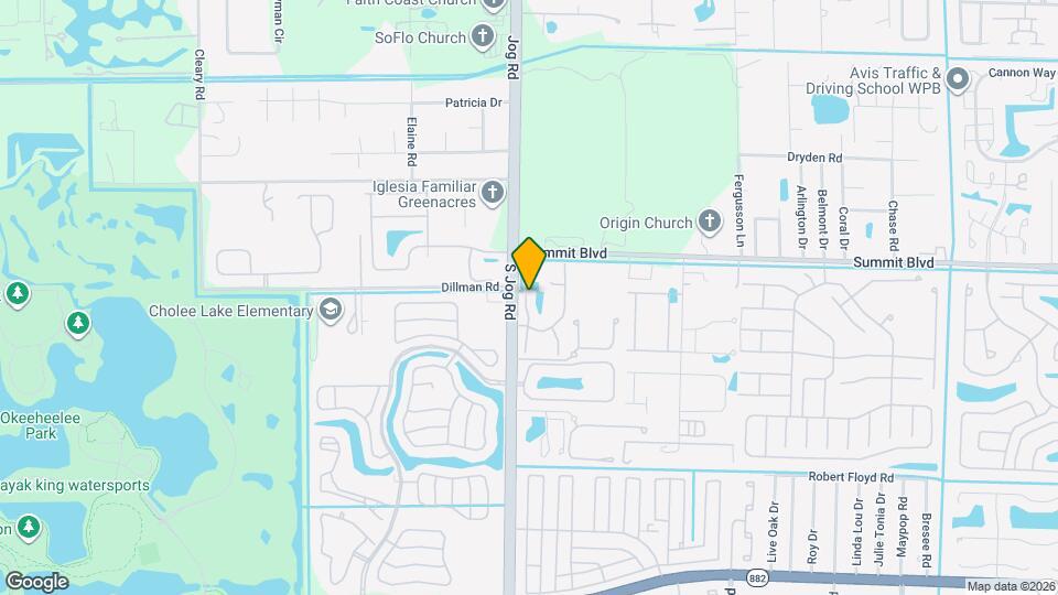 1120 Parkside Green Dr Mapa y Detalles de la Ubicación