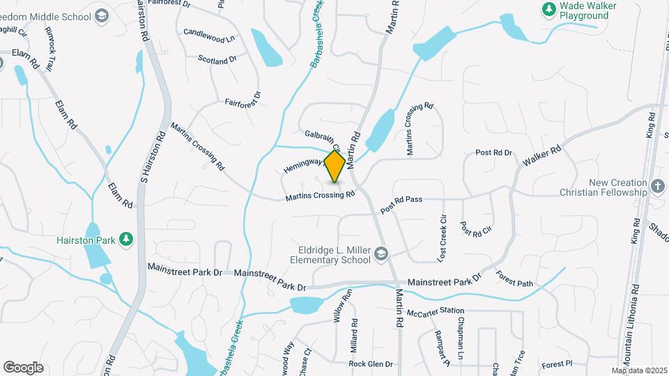 950 Hemingway Rd Map and Location Details