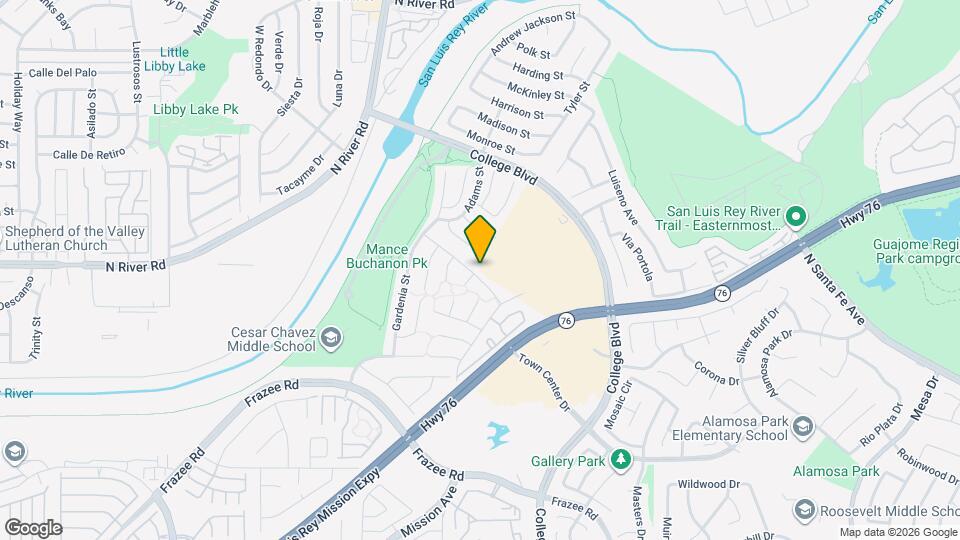 266 Manzanita Dr Map and Location Details