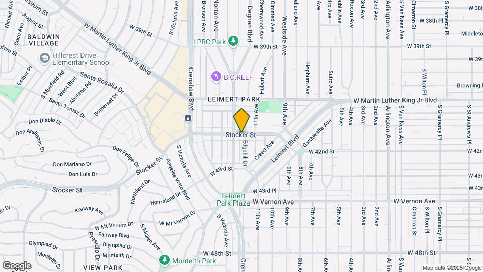 3332-3336 Stocker St Map and Location Details