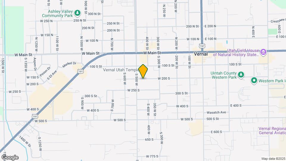 451 W 200 S Map and Location Details