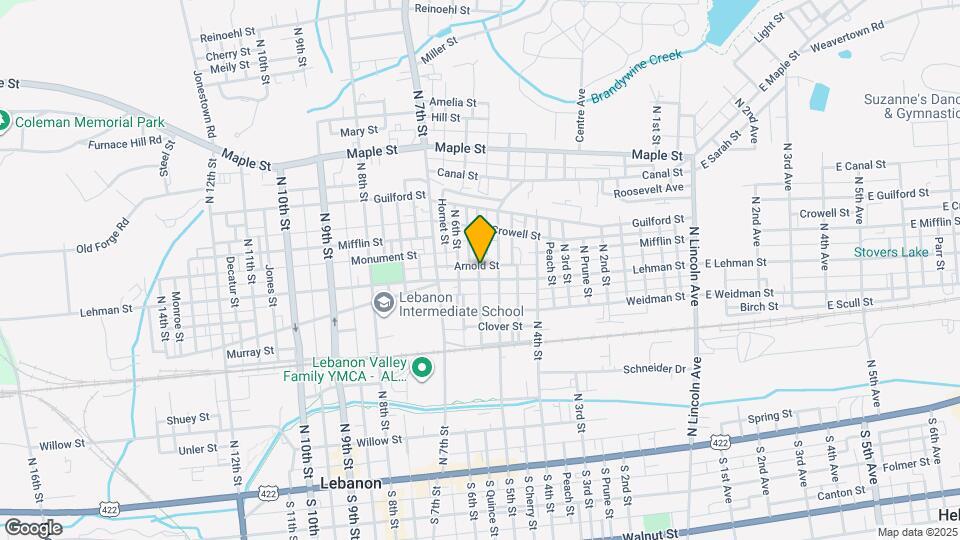 414 New St Map and Location Details