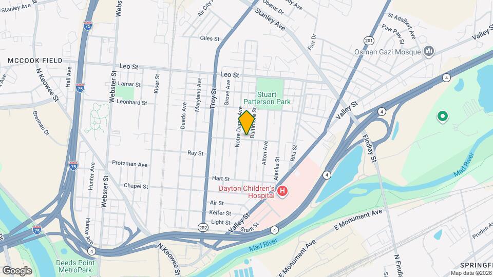 1715 Warner Ave Map and Location Details