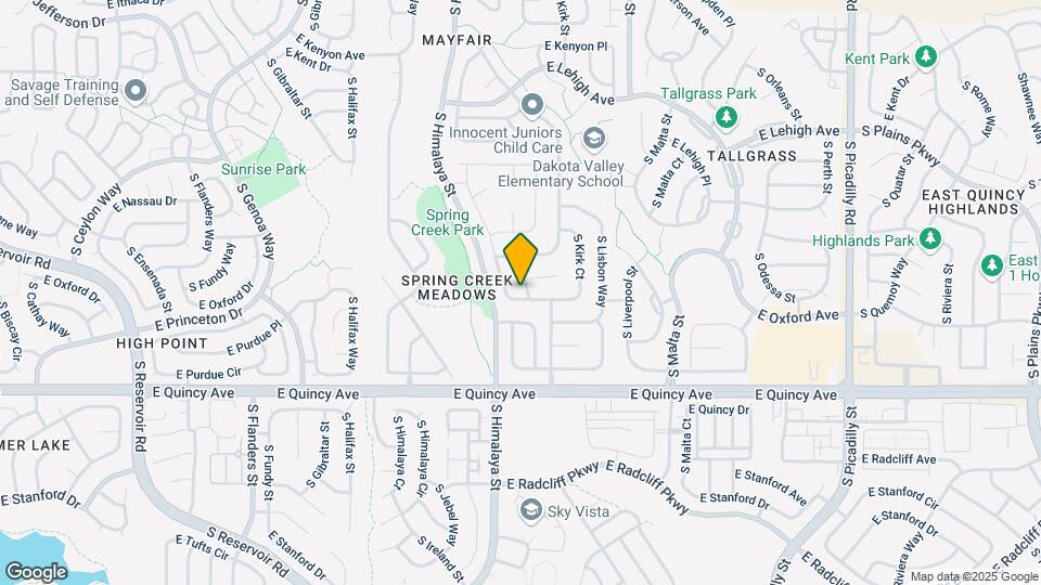 4195 S Killarney St Map and Location Details