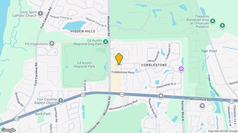 3054 Cobblewood Ln W Map and Location Details