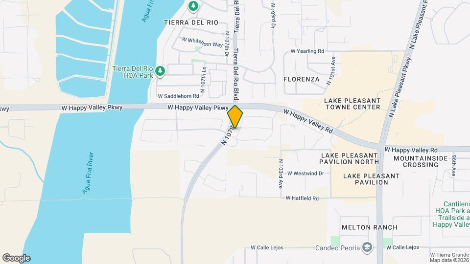 25172 N 106th Dr Mapa y Detalles de la Ubicación