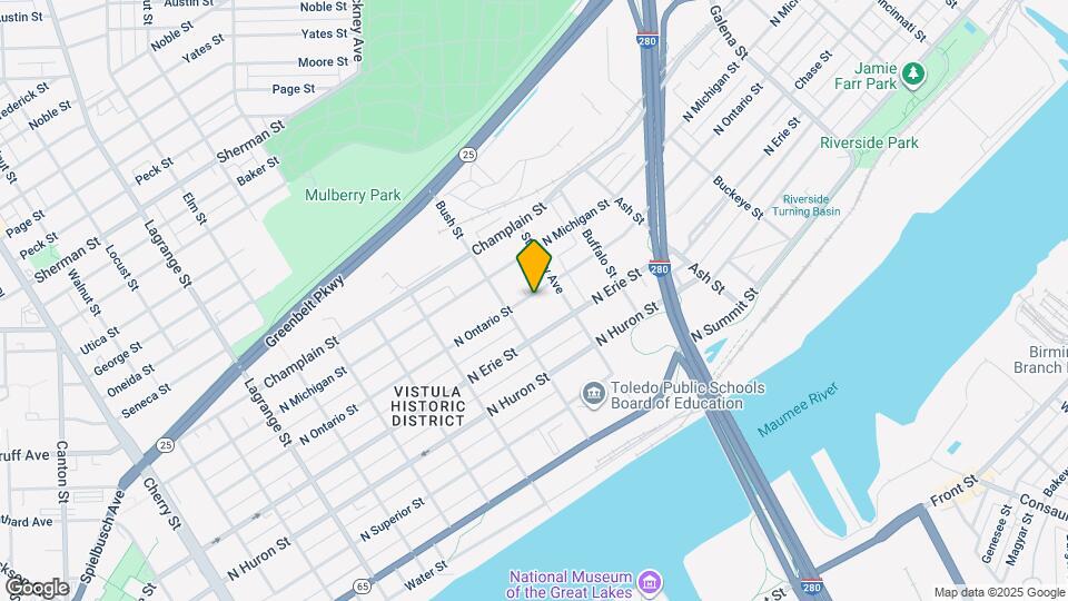 1528 N Ontario St Map and Location Details
