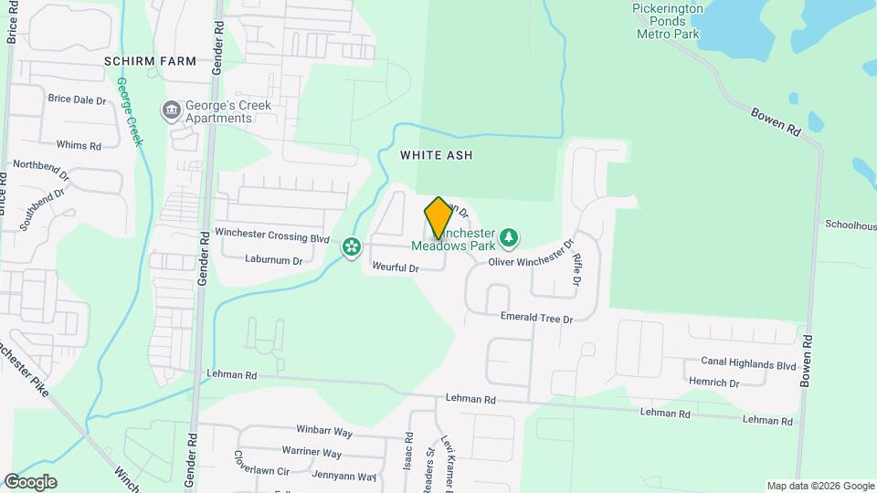7080 Winchester Crossing Blvd Mapa y Detalles de la Ubicación