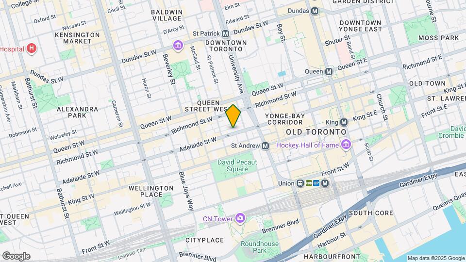 210 Adelaide St W Map and Location Details