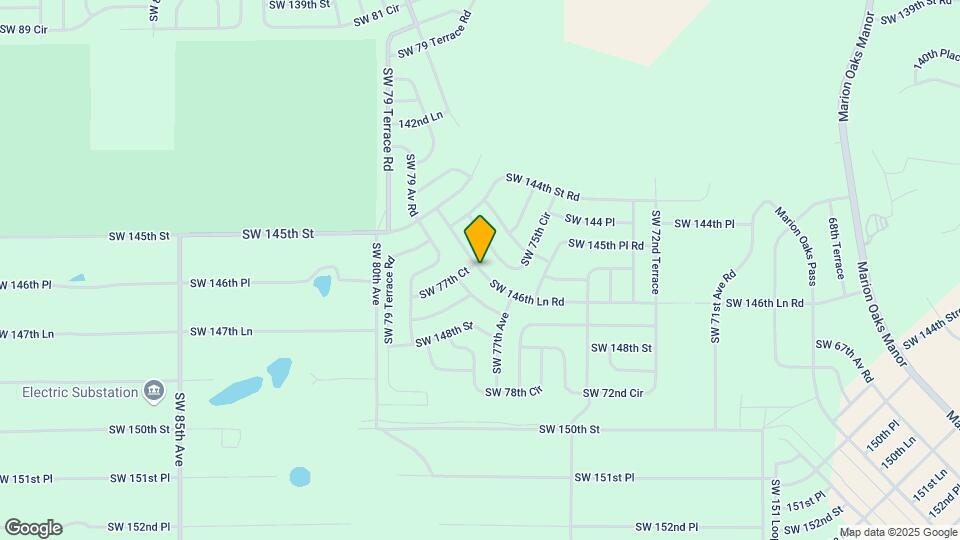 7743 SW 146th Ln Rd Map and Location Details