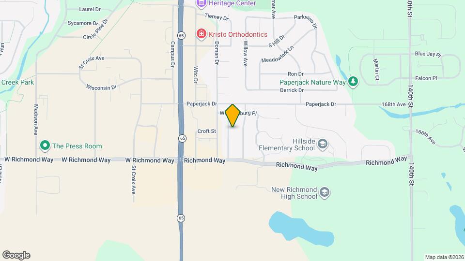 1582 Gunston Dr Map and Location Details