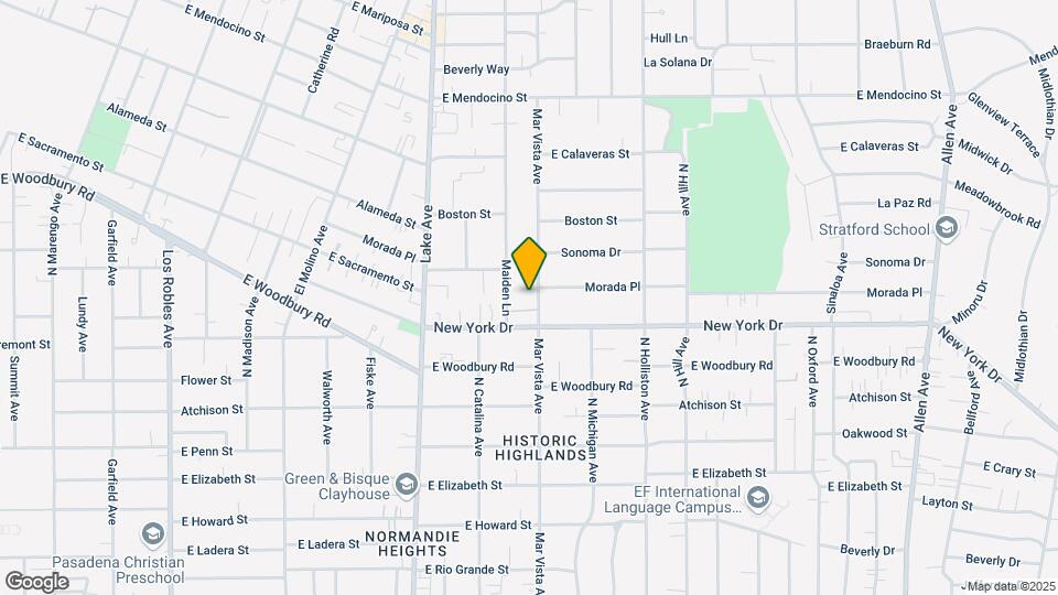 1951 Mar Vista Ave Map and Location Details