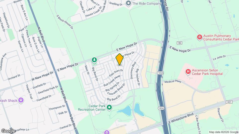 1706 Sand Hills Dr Map and Location Details