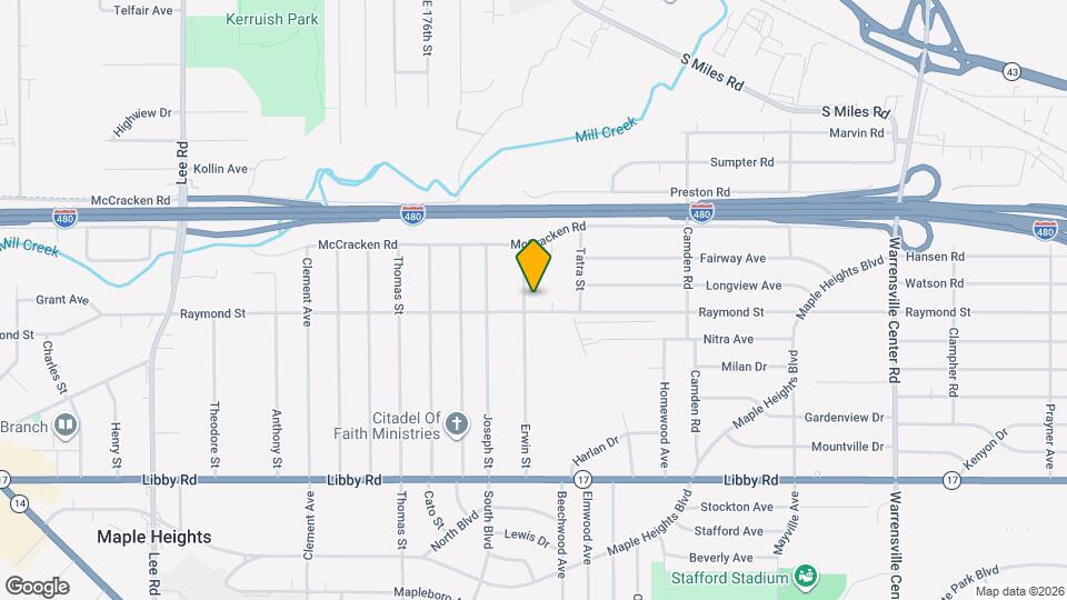 18405 Raymond St Map and Location Details