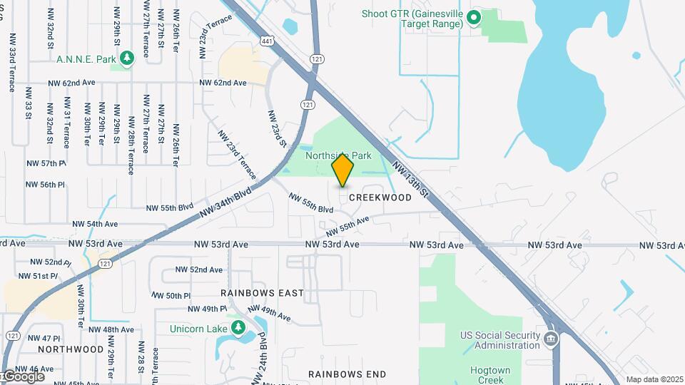 2114 NW 55th Blvd Map and Location Details