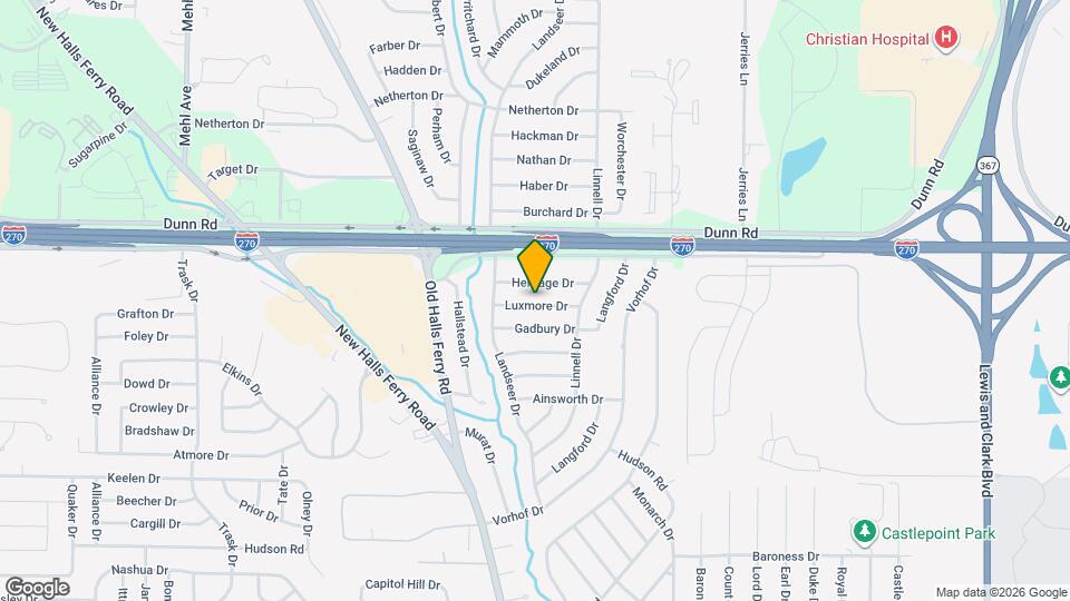 2257 Luxmore Dr Map and Location Details