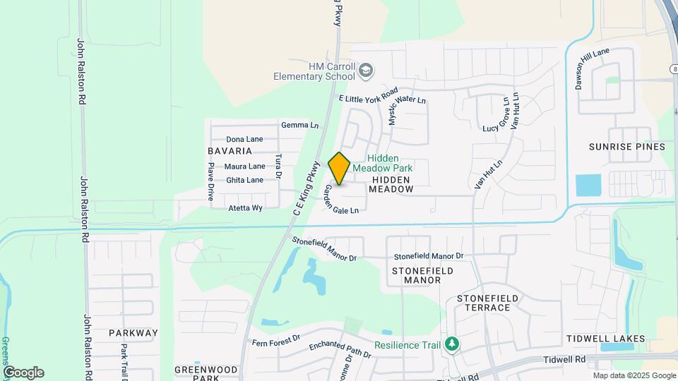 12507 Thistle Creek Ct Map and Location Details